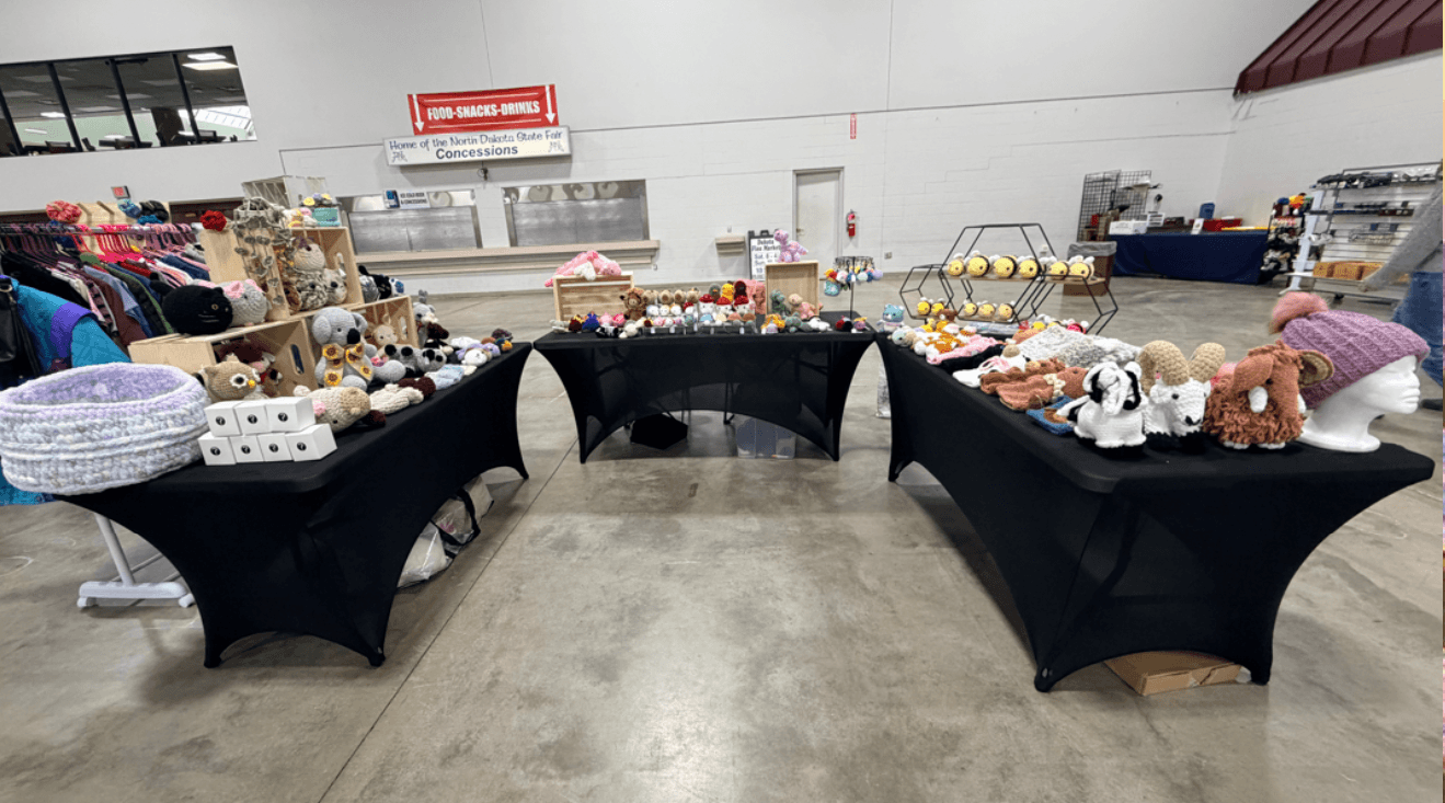 Rustic Crochet vendor booth